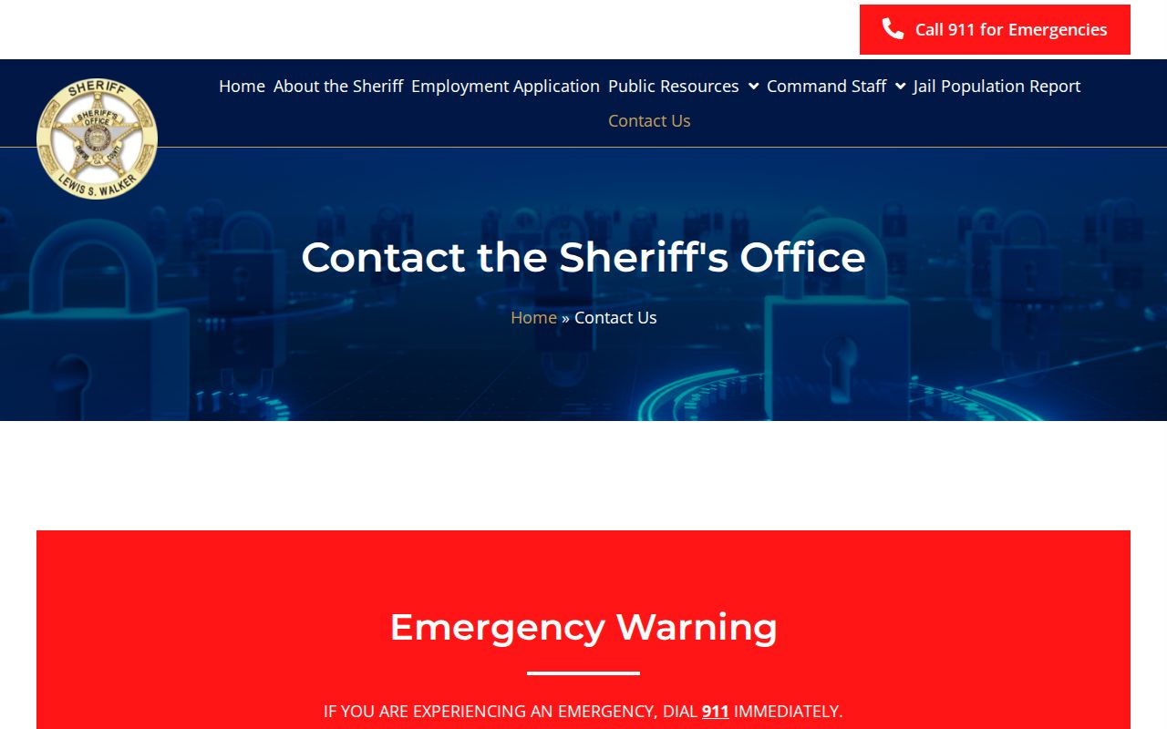 Crawford County active warrant sheriff contact information